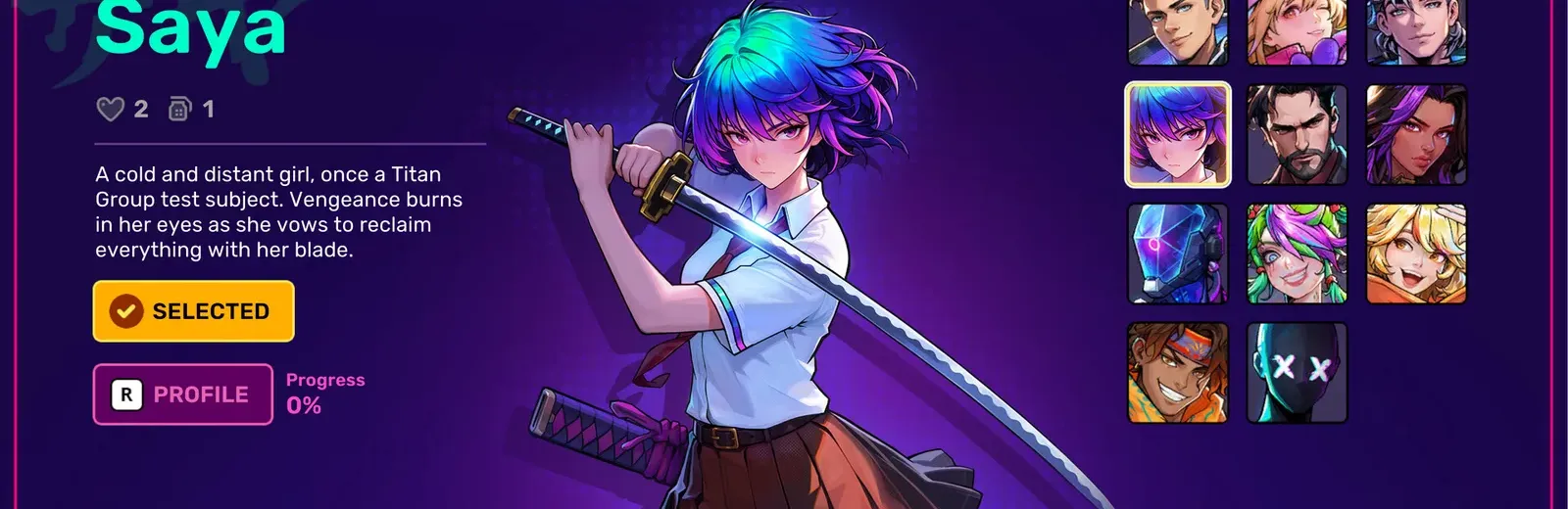 Neon Abyss 2 캐릭터 — Neon Abyss 2 official screenshot